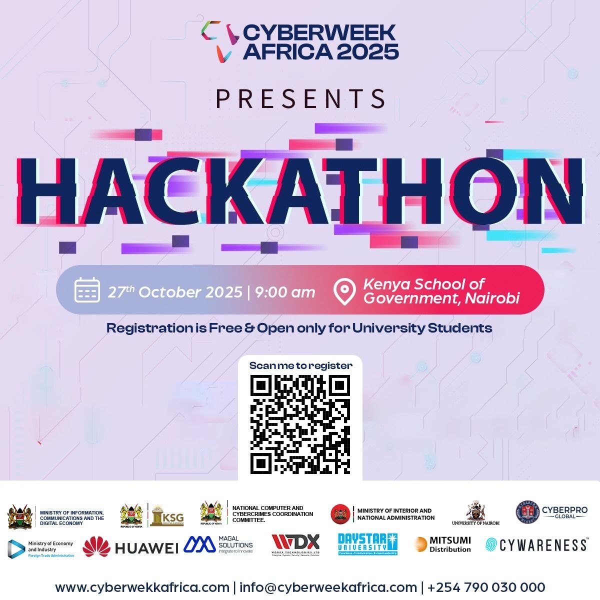 CYBER WEEK AFRICA 2025 HACKATHON logo